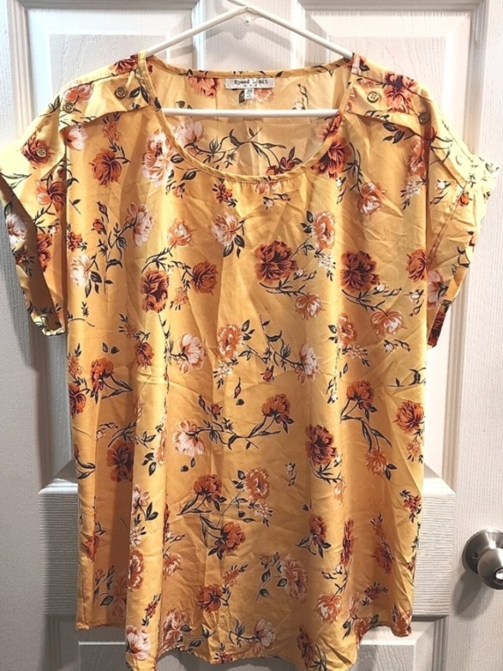 Floral Yellow Top